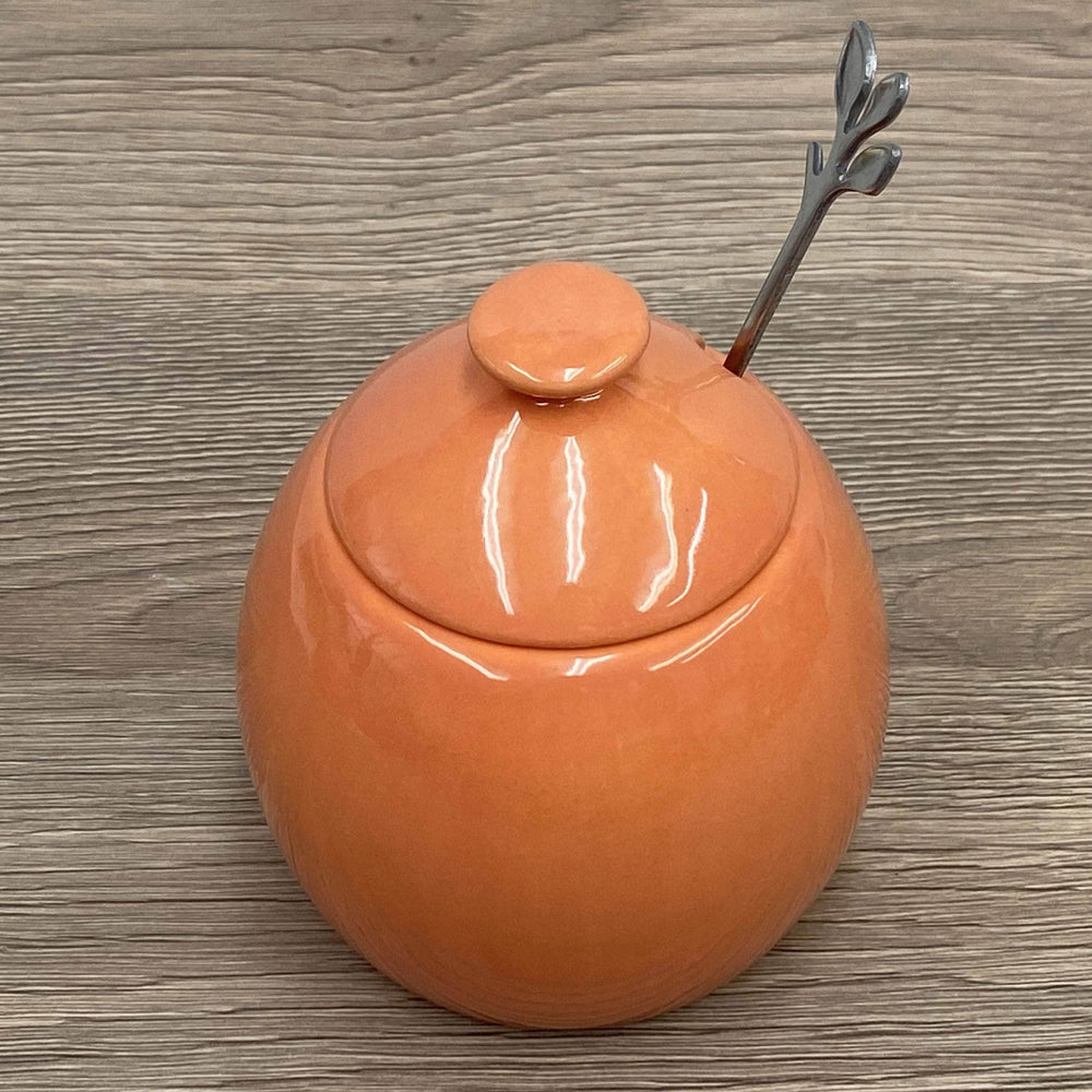 Sugar Bowl Pumpkin Orange Glaze