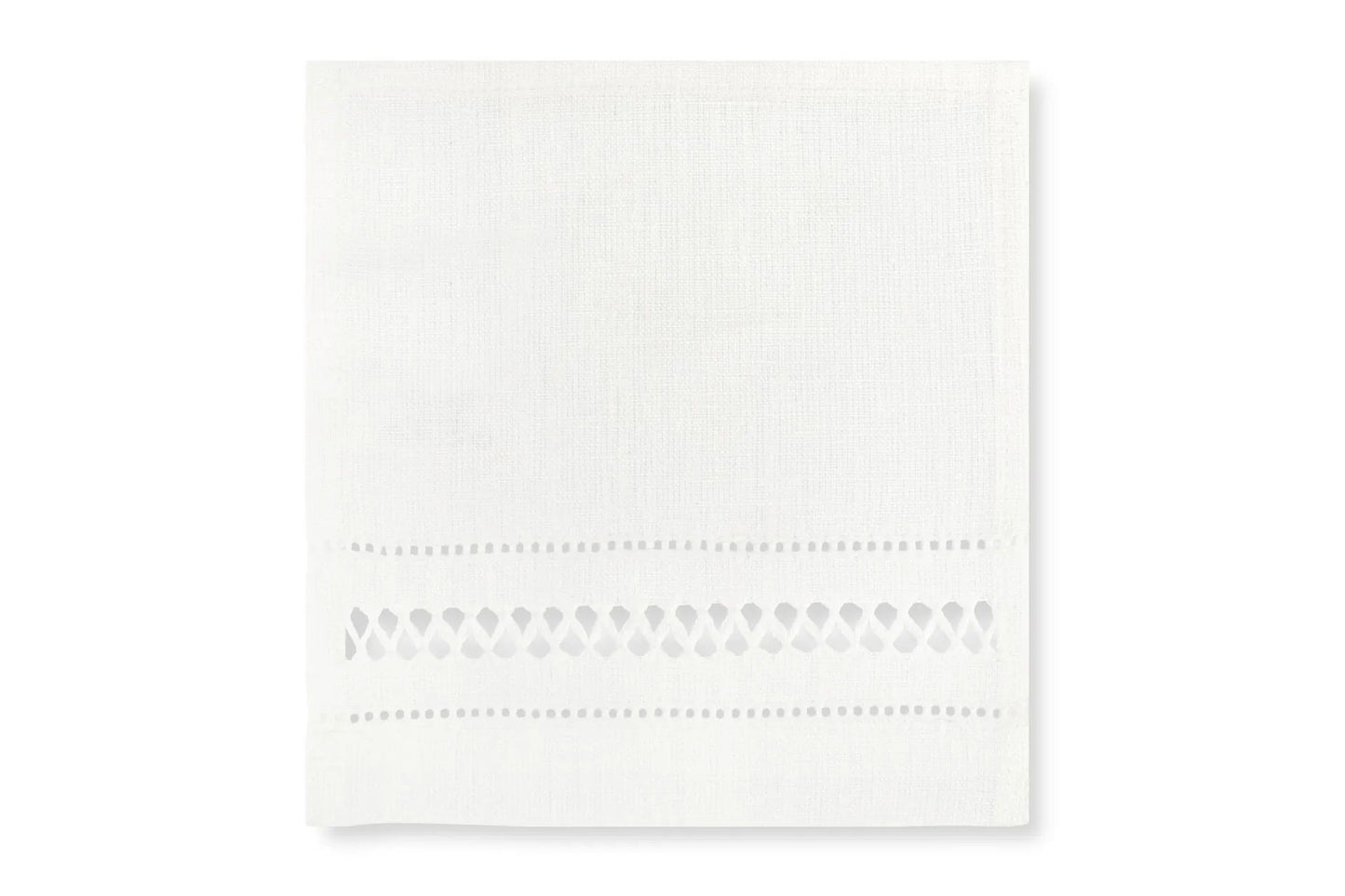 Personalised Set of 6 Diamond Stitch Square Cocktail Napkins