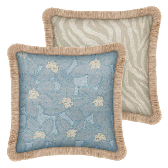 Double Sided Cushion Michelle Ice x Amina Sand Ecru