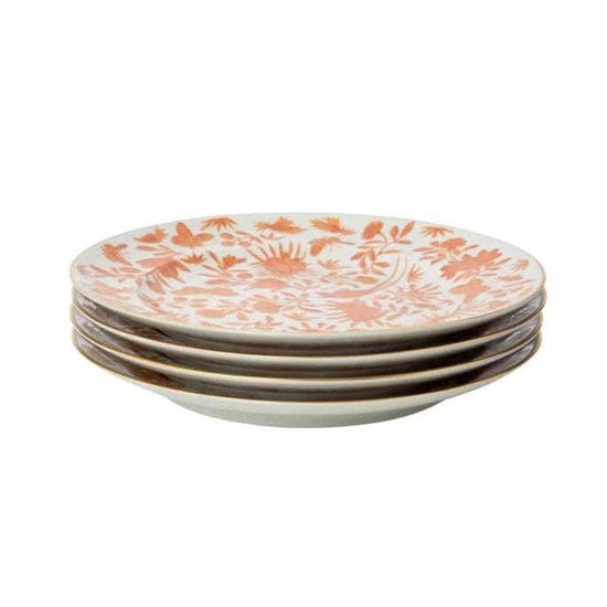 Sacred Bird and Butterfly Dinner Plates | Set of 4