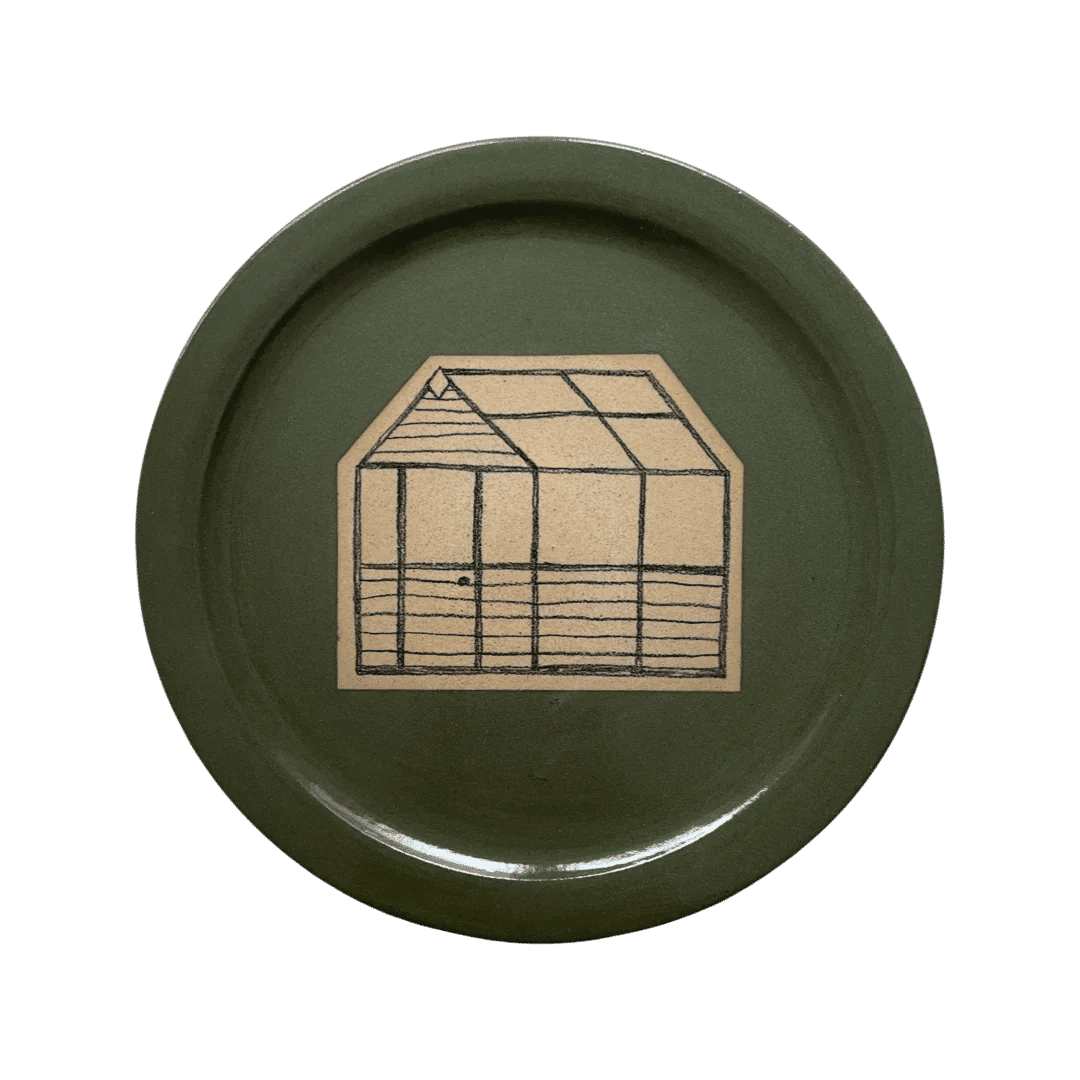 Greenhouse Dinner Plate Green