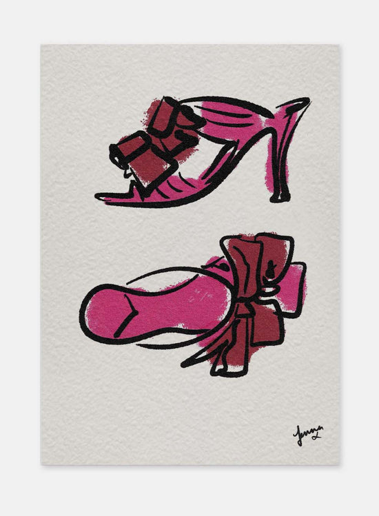 Heels Please Greeting Card