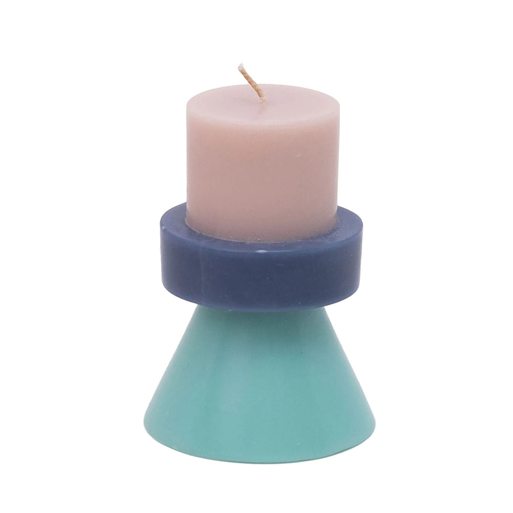 Stack Candle Mini - Nude / Powder Blue / Celeste