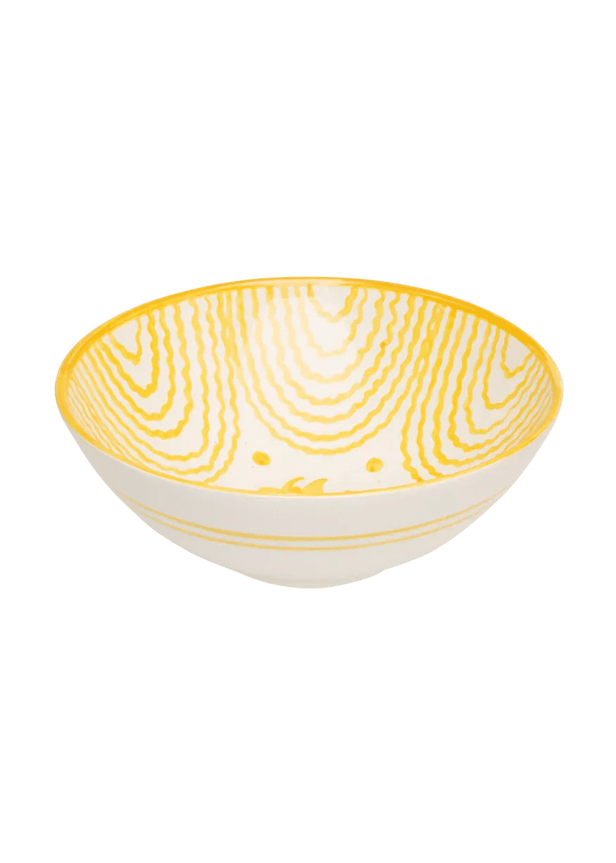 Large Yellow Serving Bowl