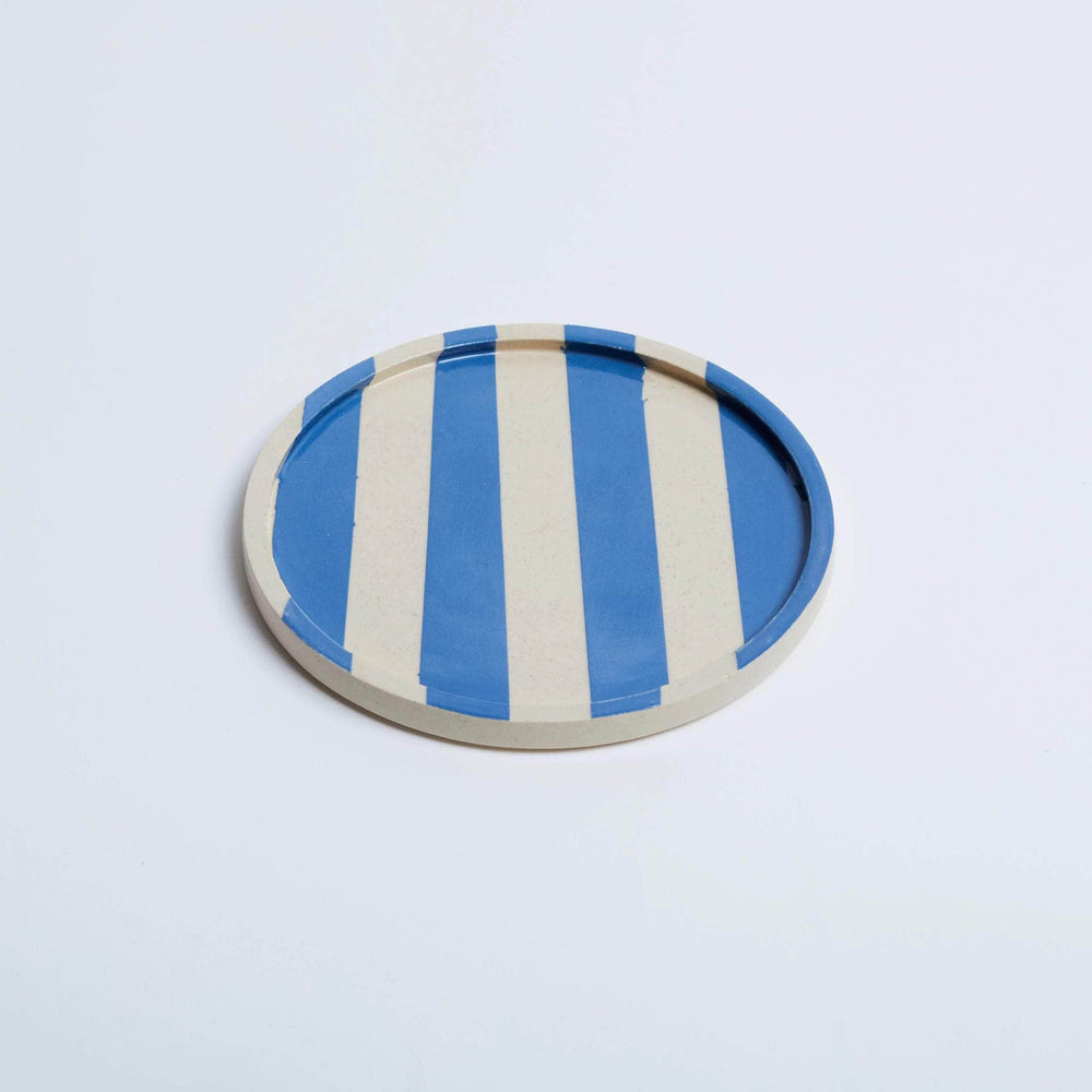 Duci Striped Plate Pale Blue 15cm