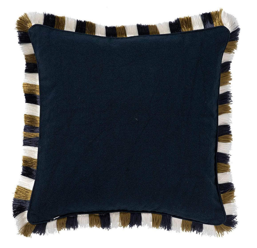 Cushion Jeanne Sand & Navy