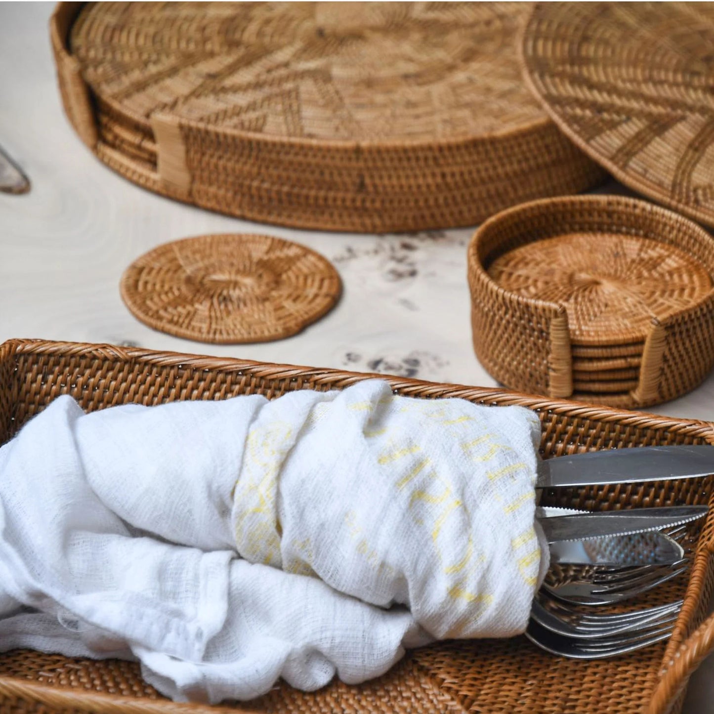 Trusty Handwoven Atta Grass Tray