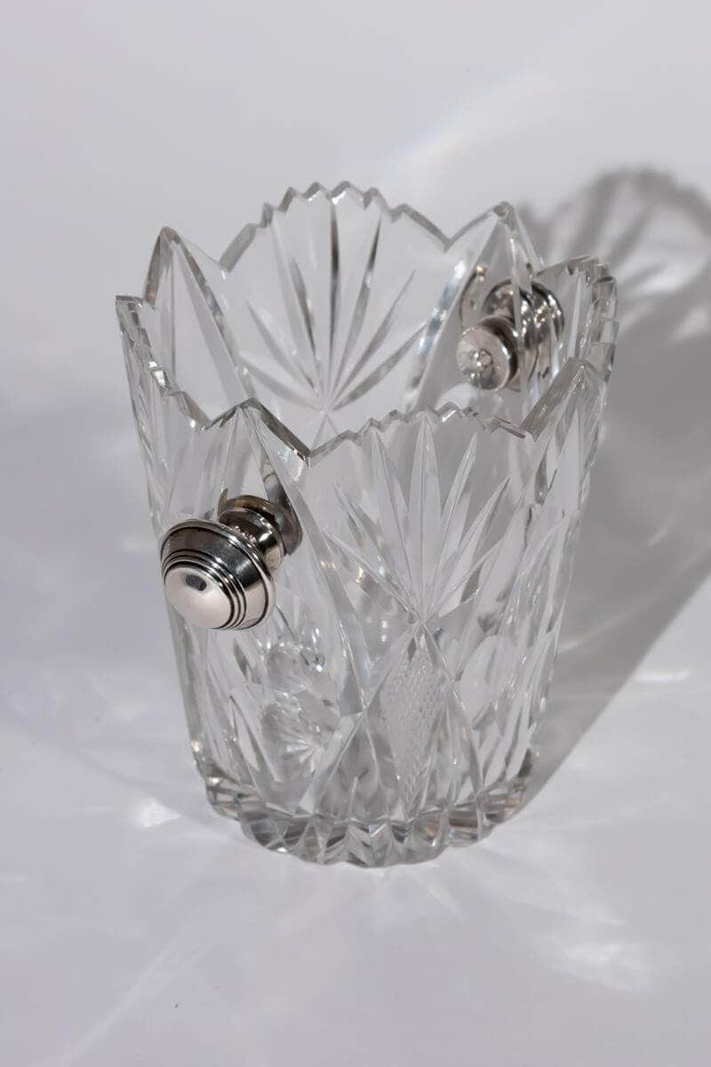 Vintage Cut Glass Ice Bowl