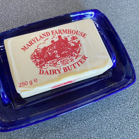 Butter Dish with Confetti Glaze