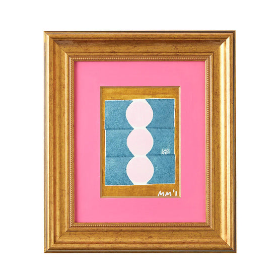 Framed Cotton Paper Print - Pink