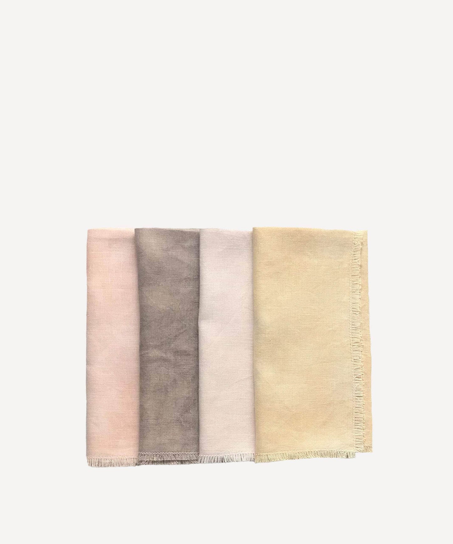 Naturally Dyed Tonal Assorted Napkins – Set of Four