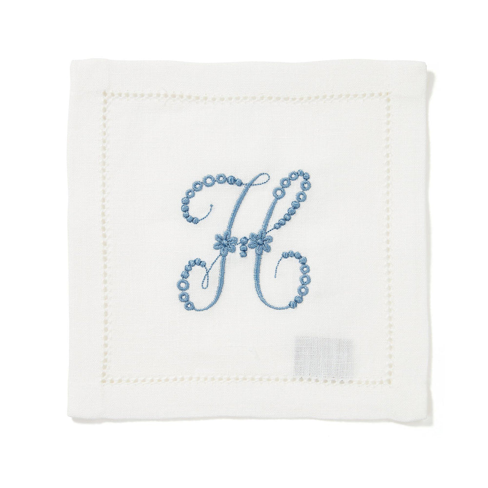 Personalised Cocktail Napkin Hemstitch