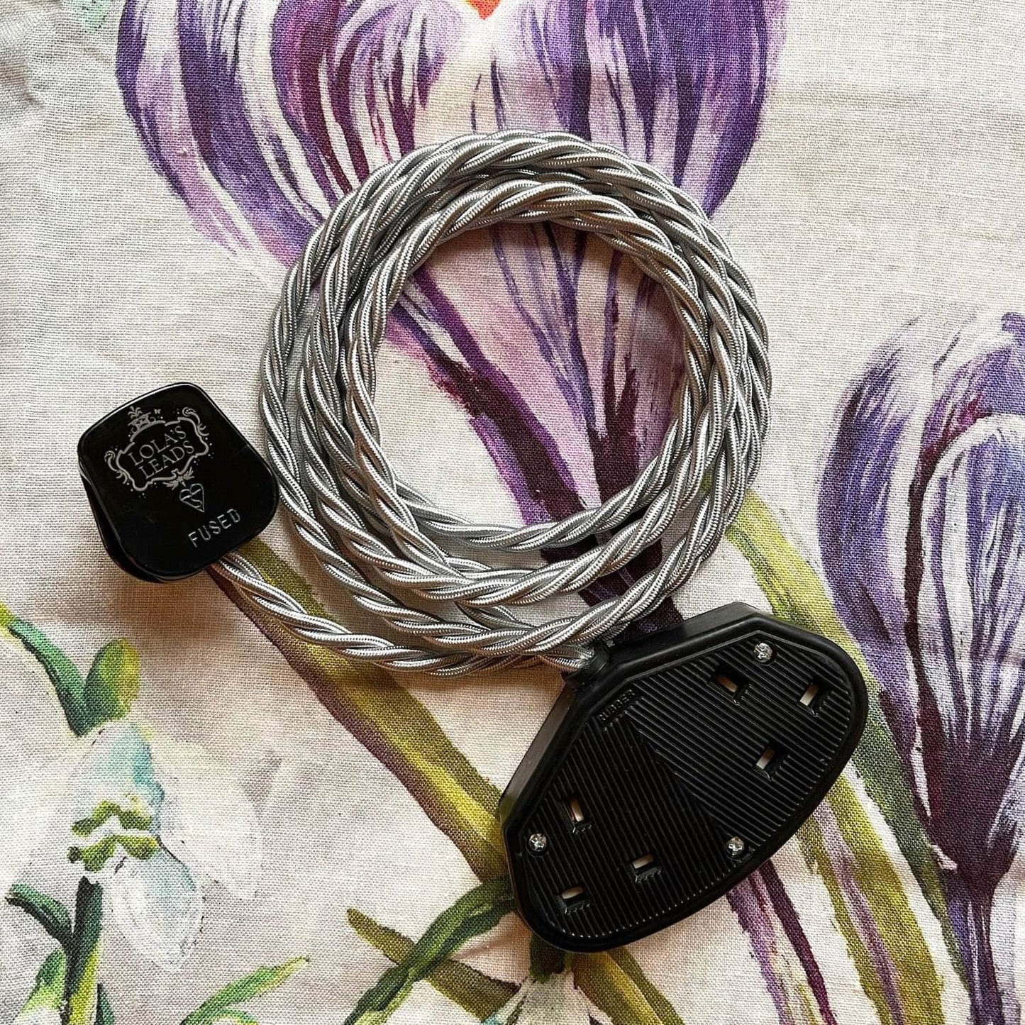 Fabric Extension Cable in Dove