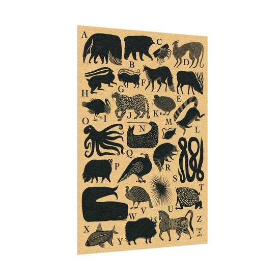 Tabby Booth Fine Art Print • Animal Alphabet