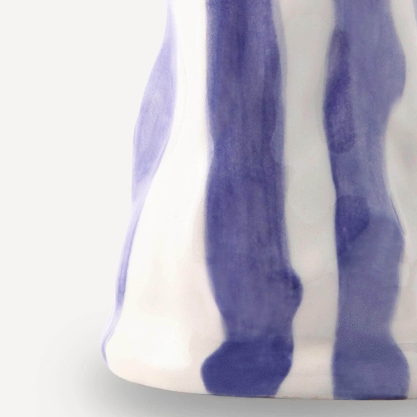 Amethyst Candy Stripe Vase