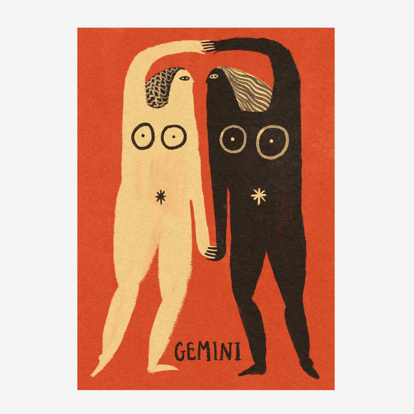 Tabby Booth • Gemini Zodiac Print