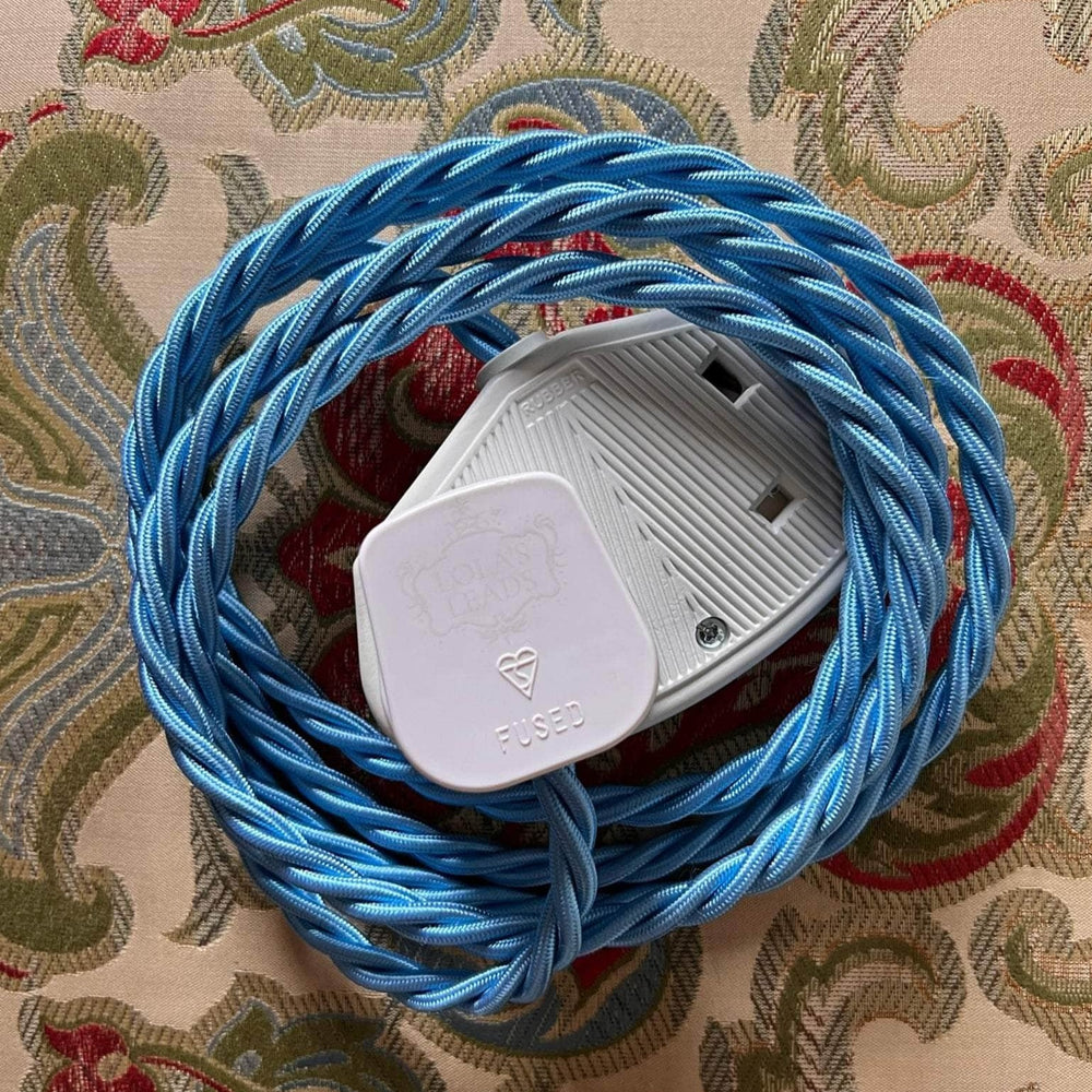 Fabric Extension Cable in Forget Me Not