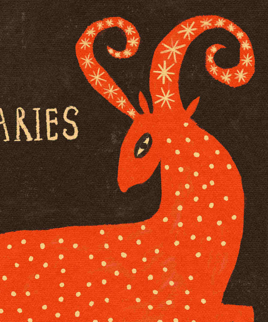 Tabby Booth • Aries Zodiac Print