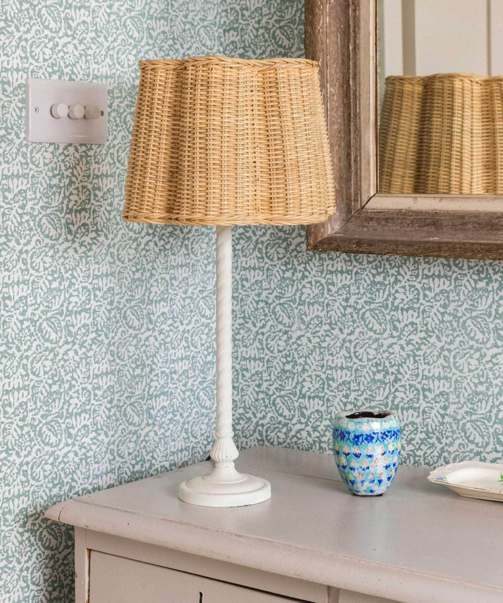 Clover Rattan Lampshade