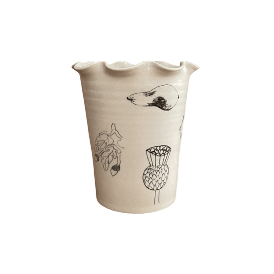 Frilly Garden Vase