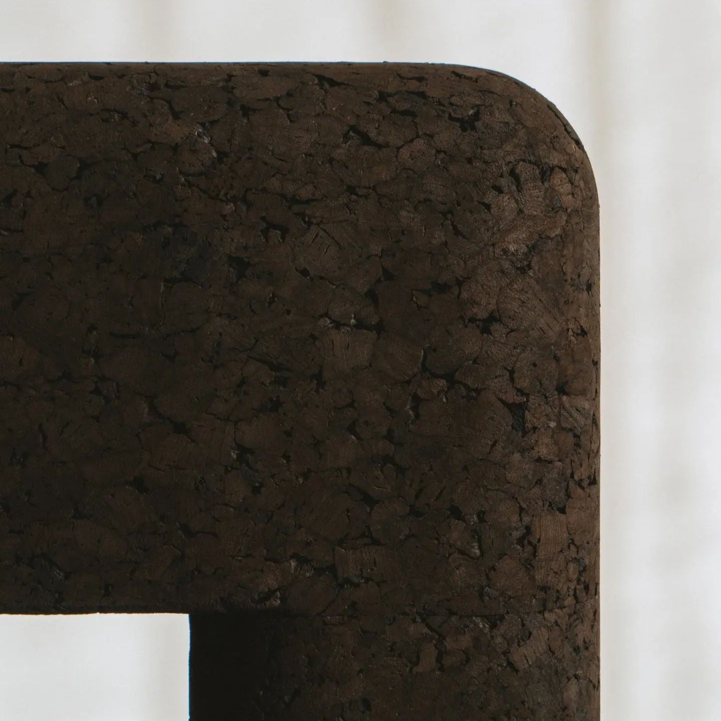 Marcello - Black Cork Stool / Side Table