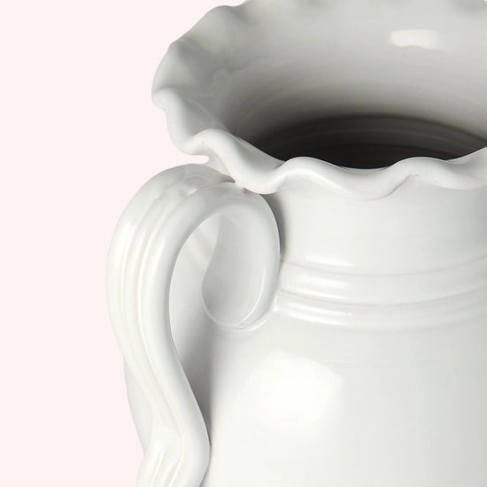 Soft White Ianthe Vase