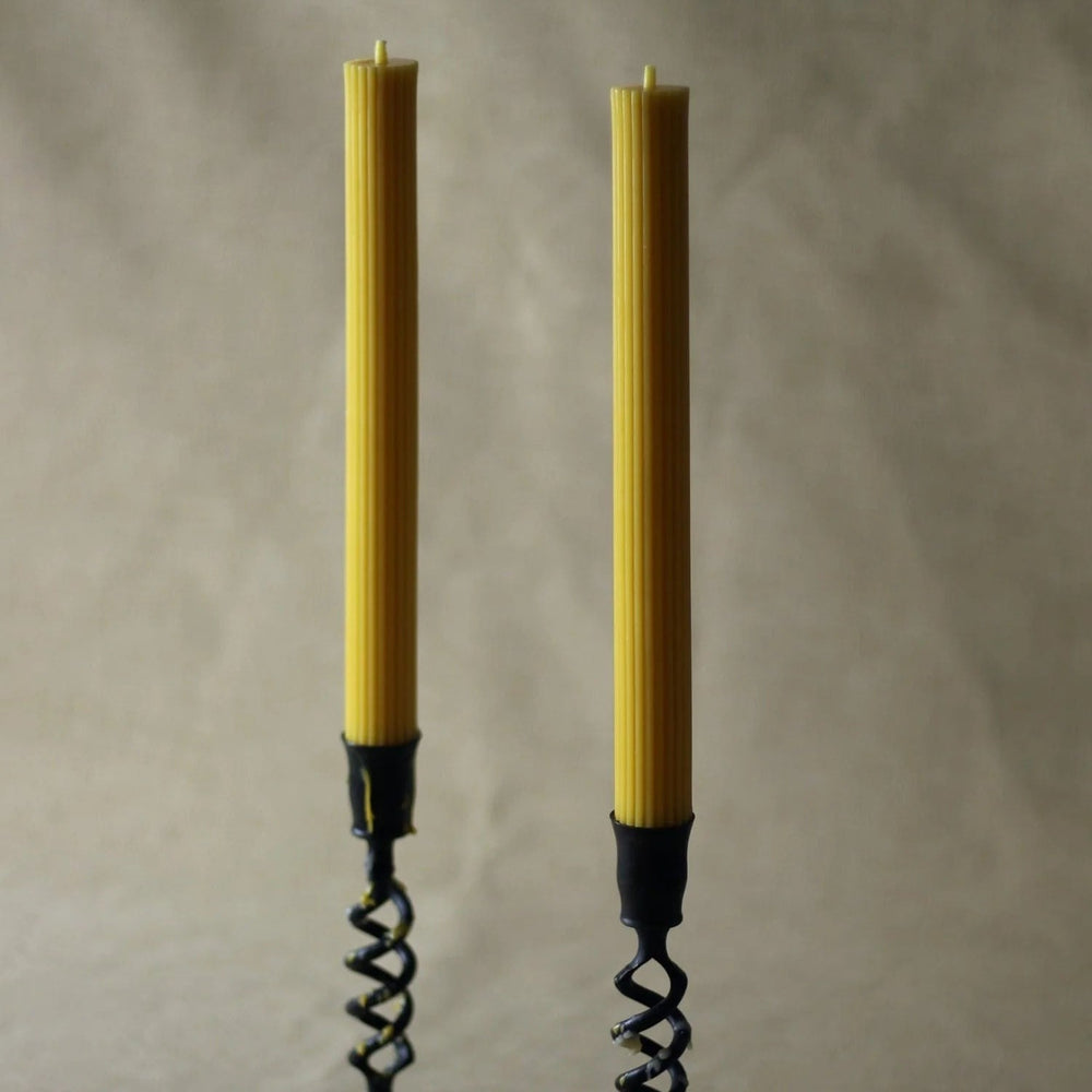 Dinner Cylinder Candles - Set Of Two