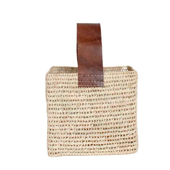 Tall Forage Basket - Tan