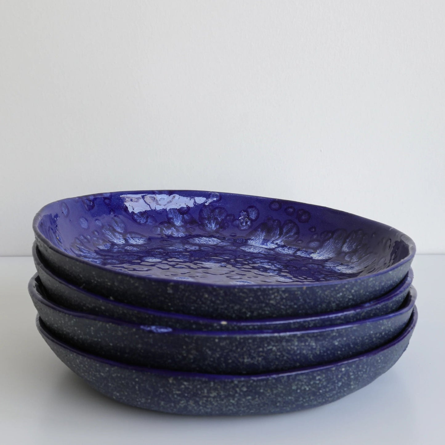 Deep Navy Galaxy Pasta Bowl