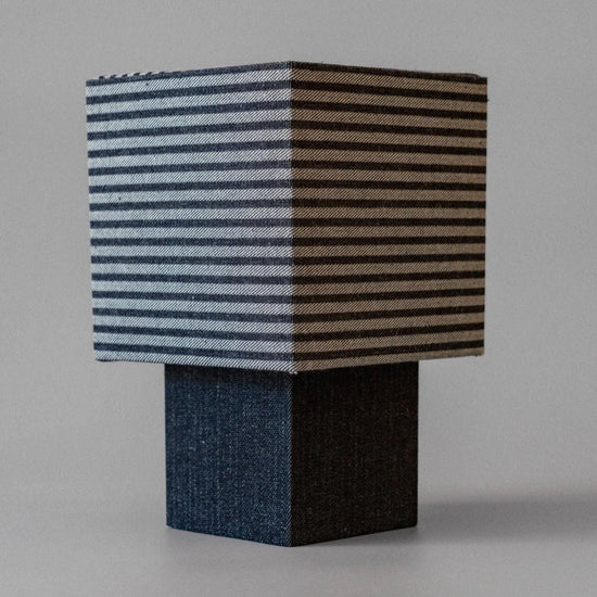 La Petite Boîte - Vinlet Striped Denim Duo Table Lamp