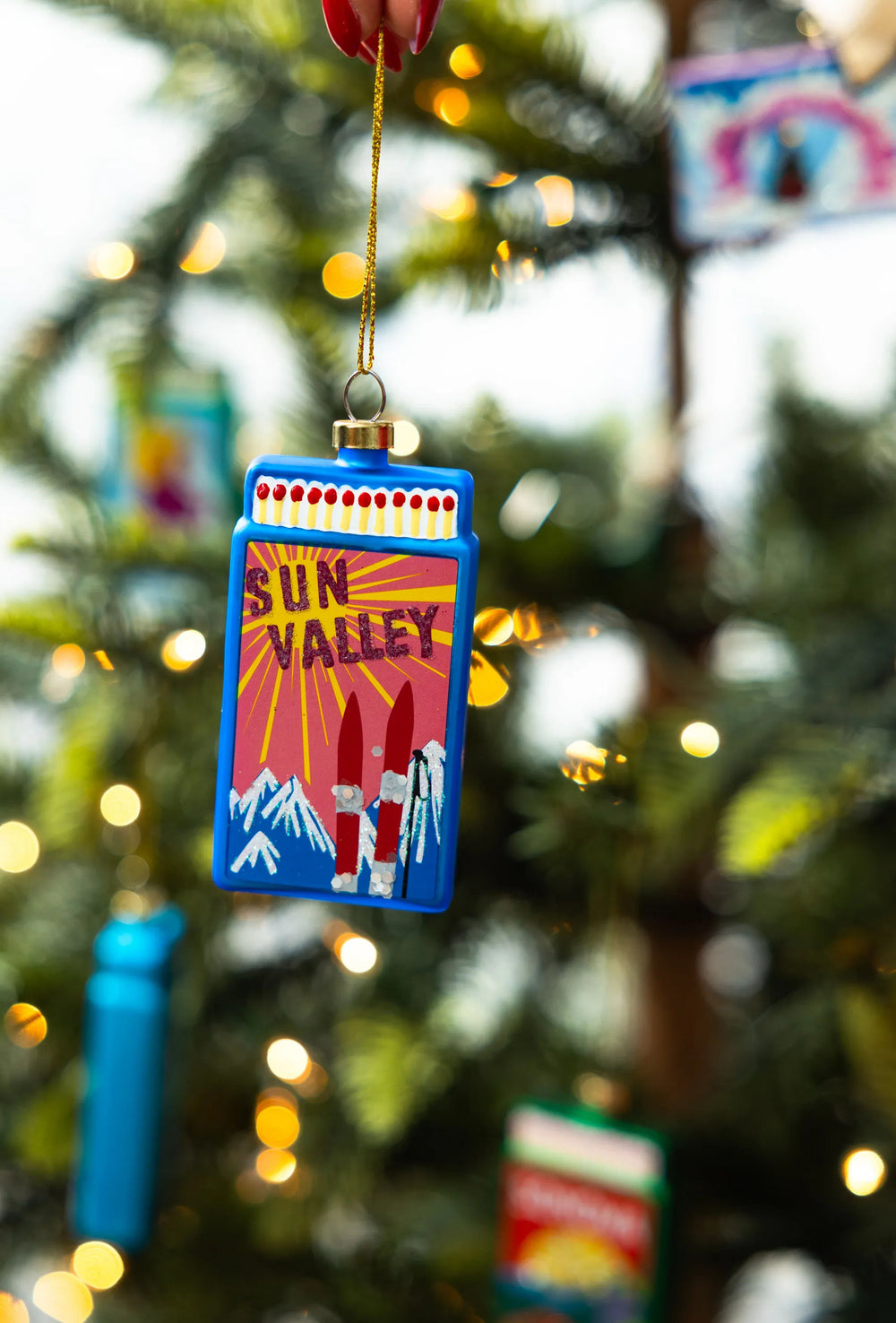 Matchbook Ornament - Sun Valley