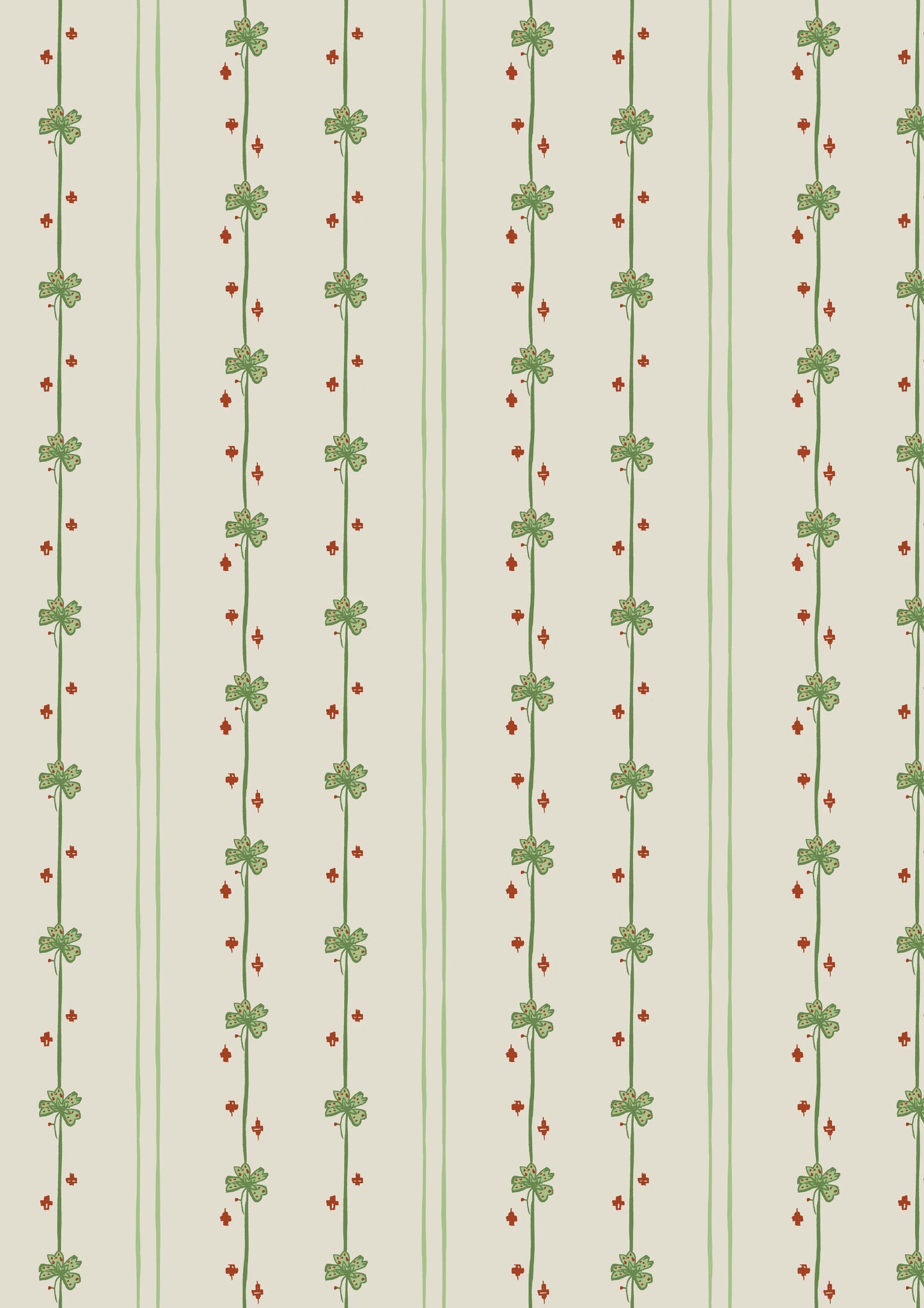 Garden Tetris Wallpaper - Green