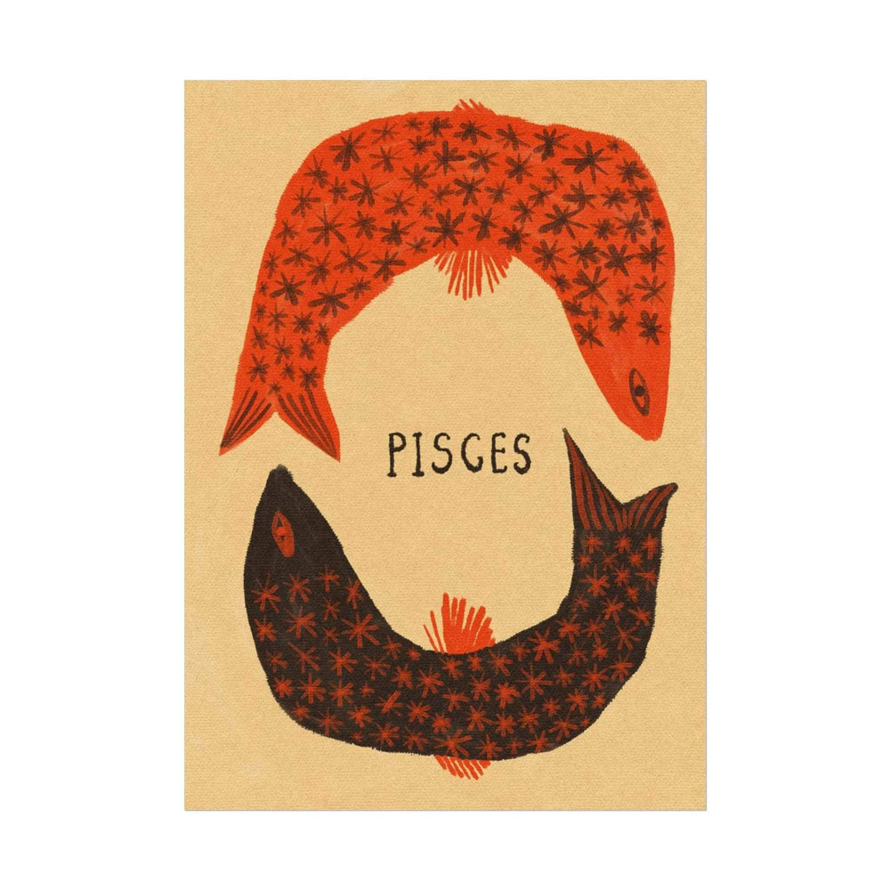 Tabby Booth Fine Art Zodiac Print • Pisces