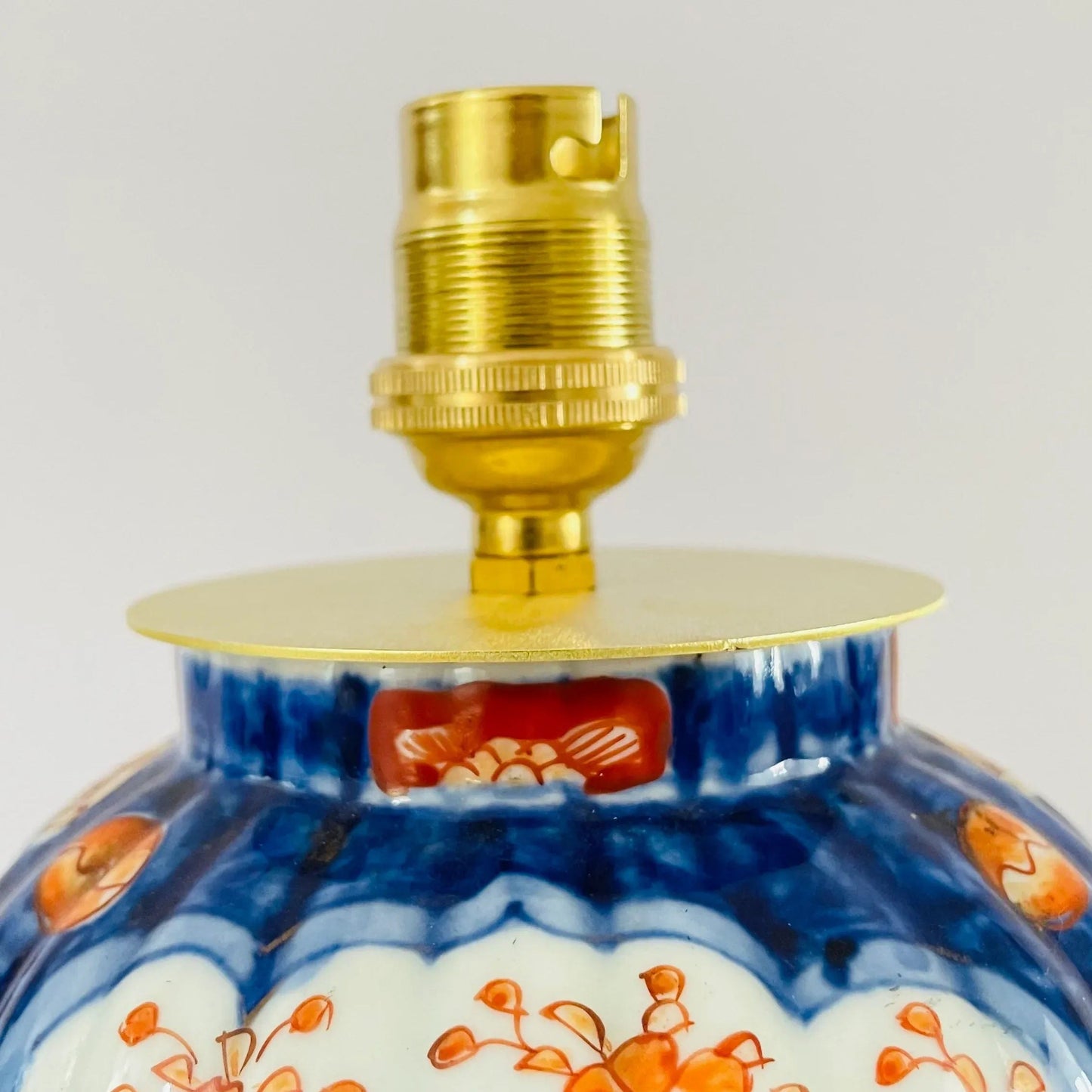 Antique Japanese Mini Imari Lamp