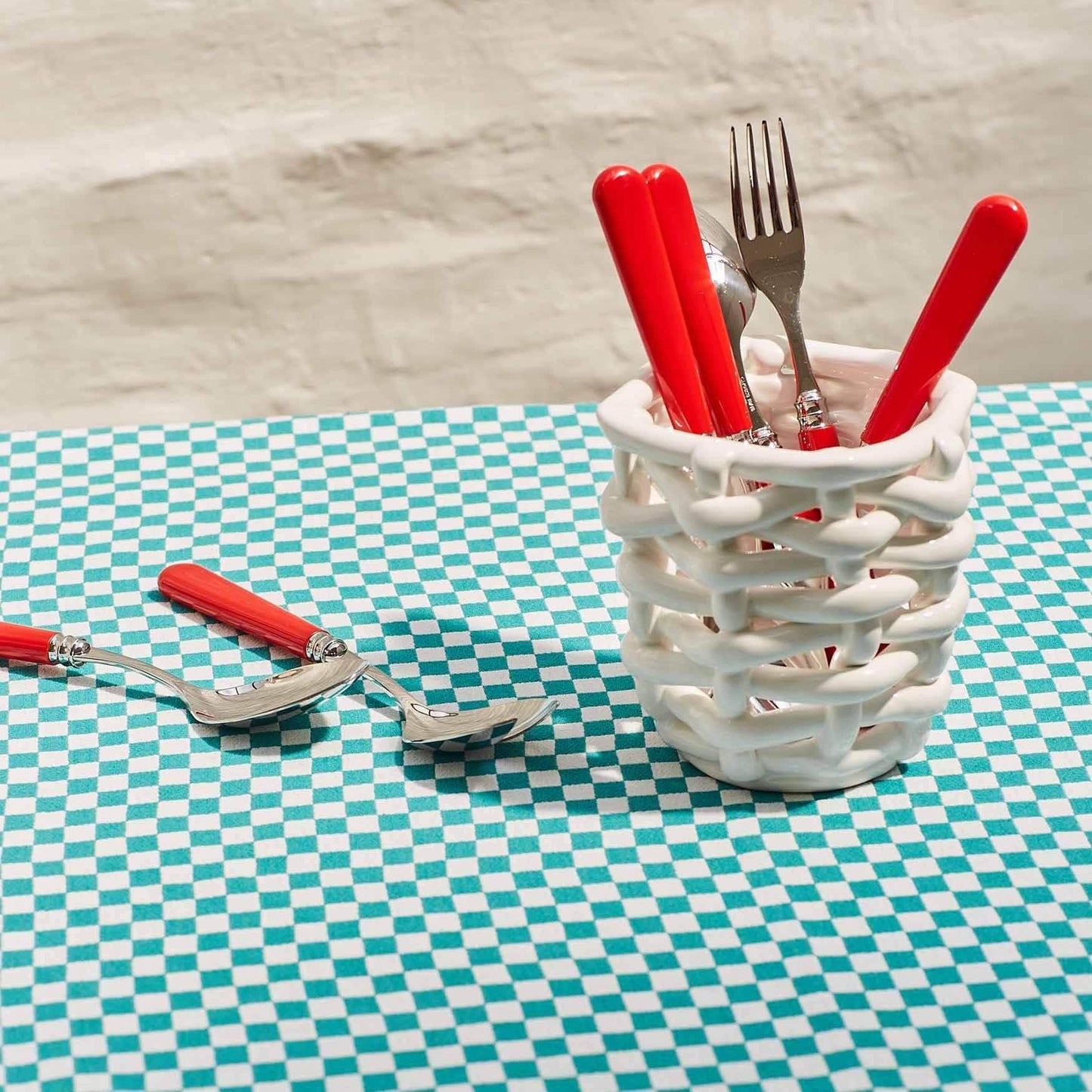 Classic Red Set of 2 Dessert Spoons