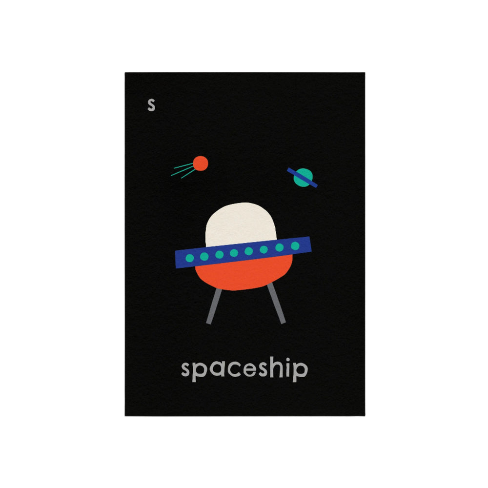 S for Spaceship Print