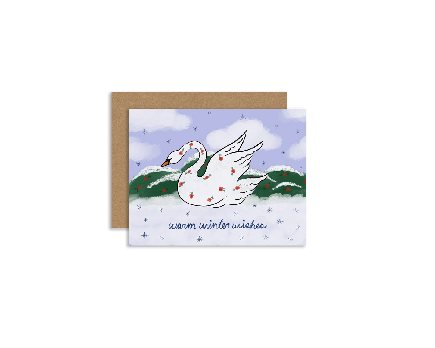 Warm Winter Wishes Greeting Card