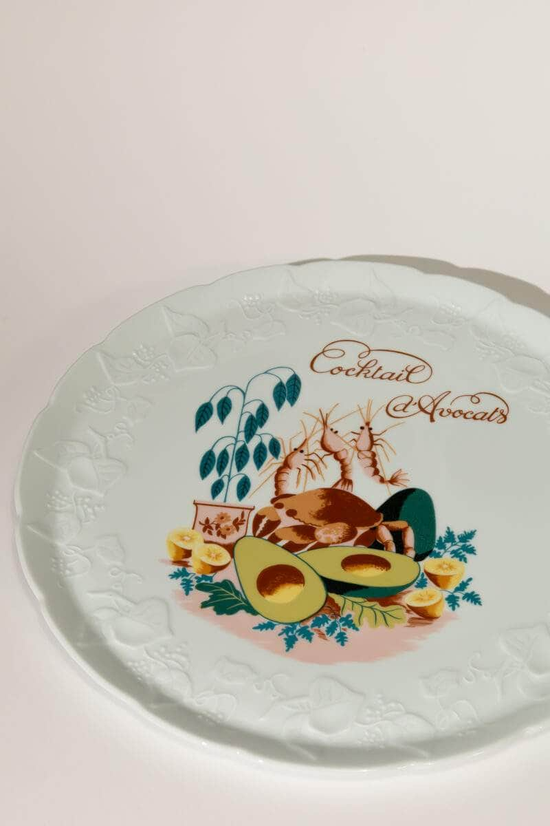 Vintage French Platter by Lièrre Sauvage