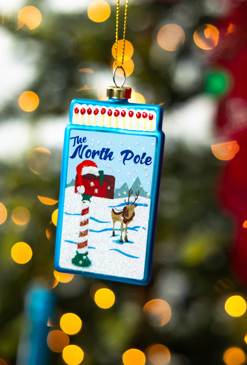 Matchbook Ornament - North Pole