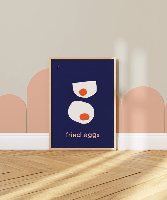 F for Fried Eggs Print