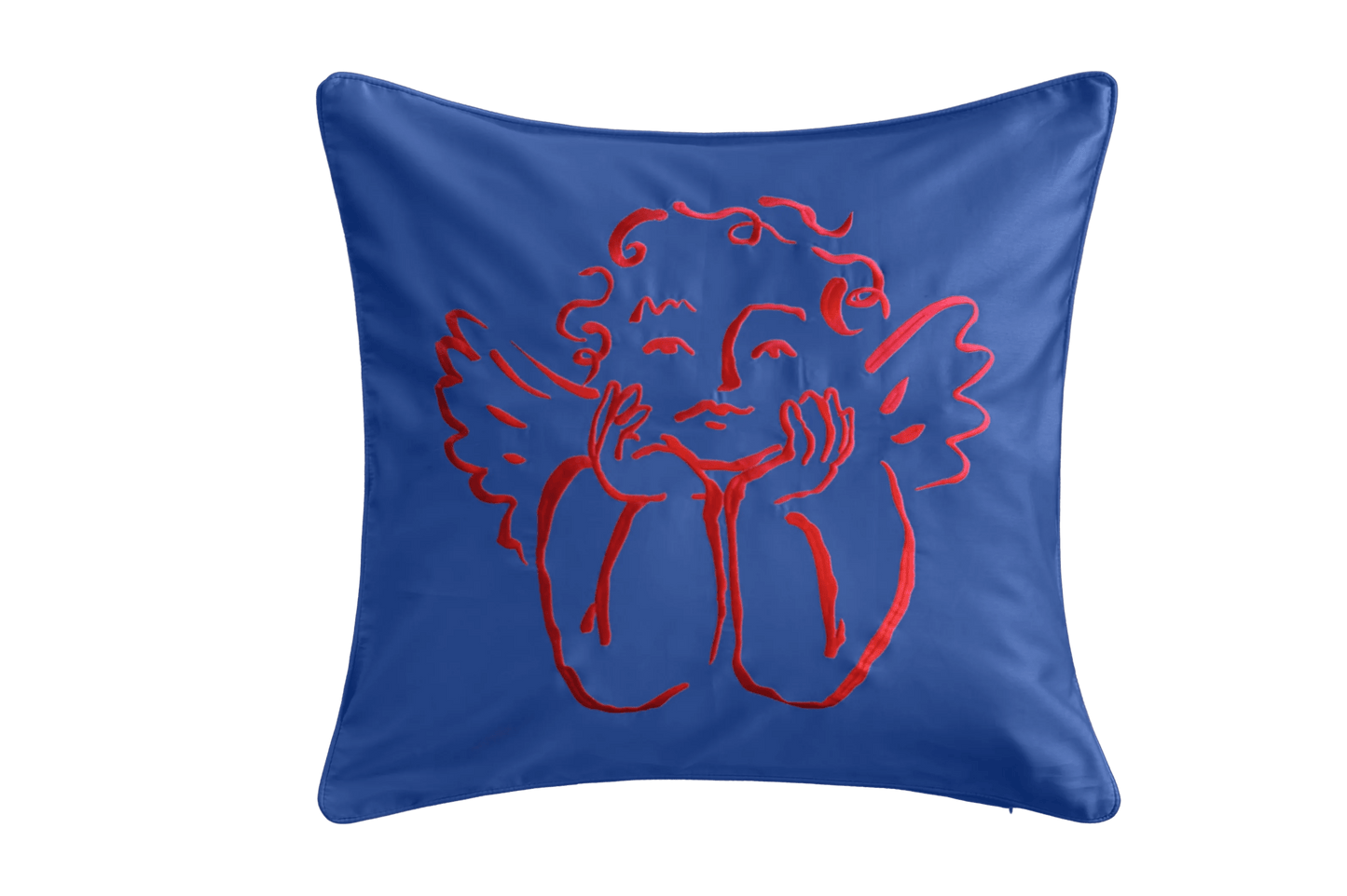 Cherub Cushion Blue