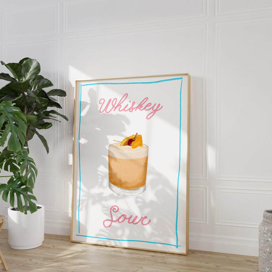 Whiskey Sour Art Print