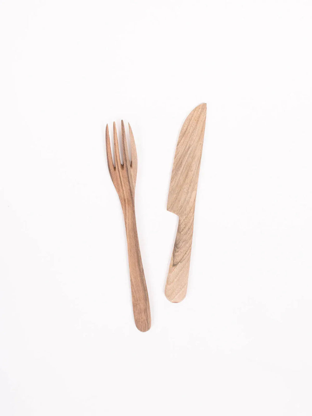 Walnut Wood Knife and Fork Set