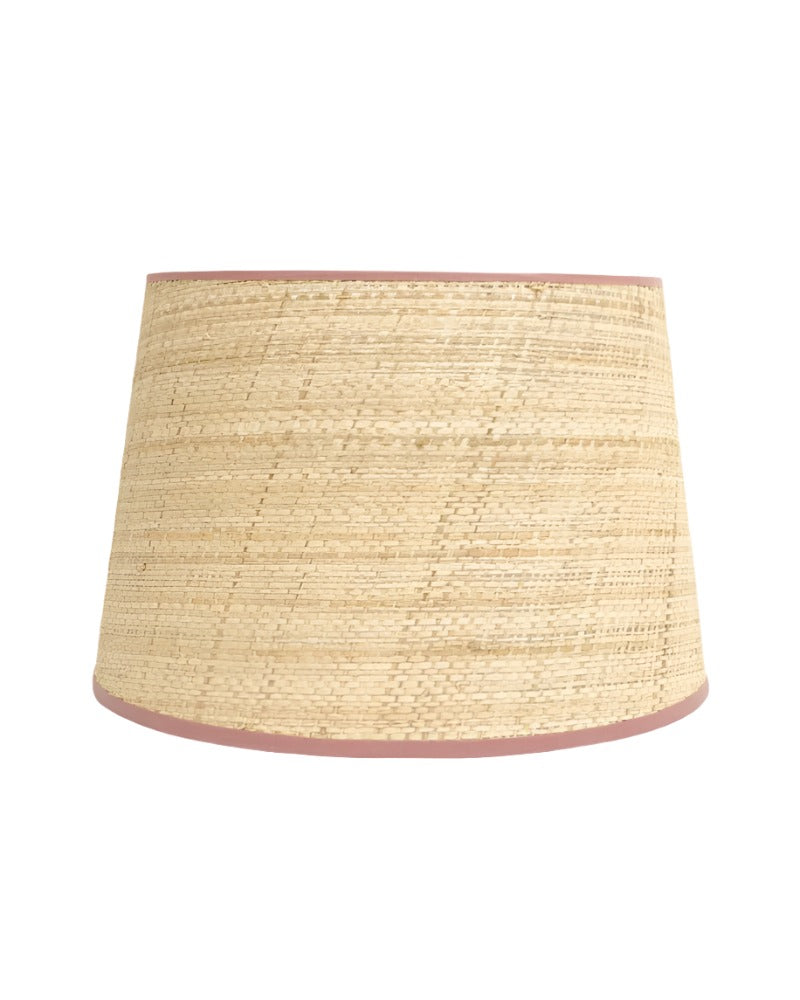 Seema Raffia Lampshade - Pink