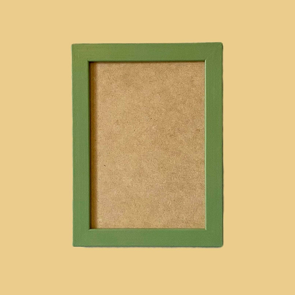 Painted Wood Picture Frame, Olive