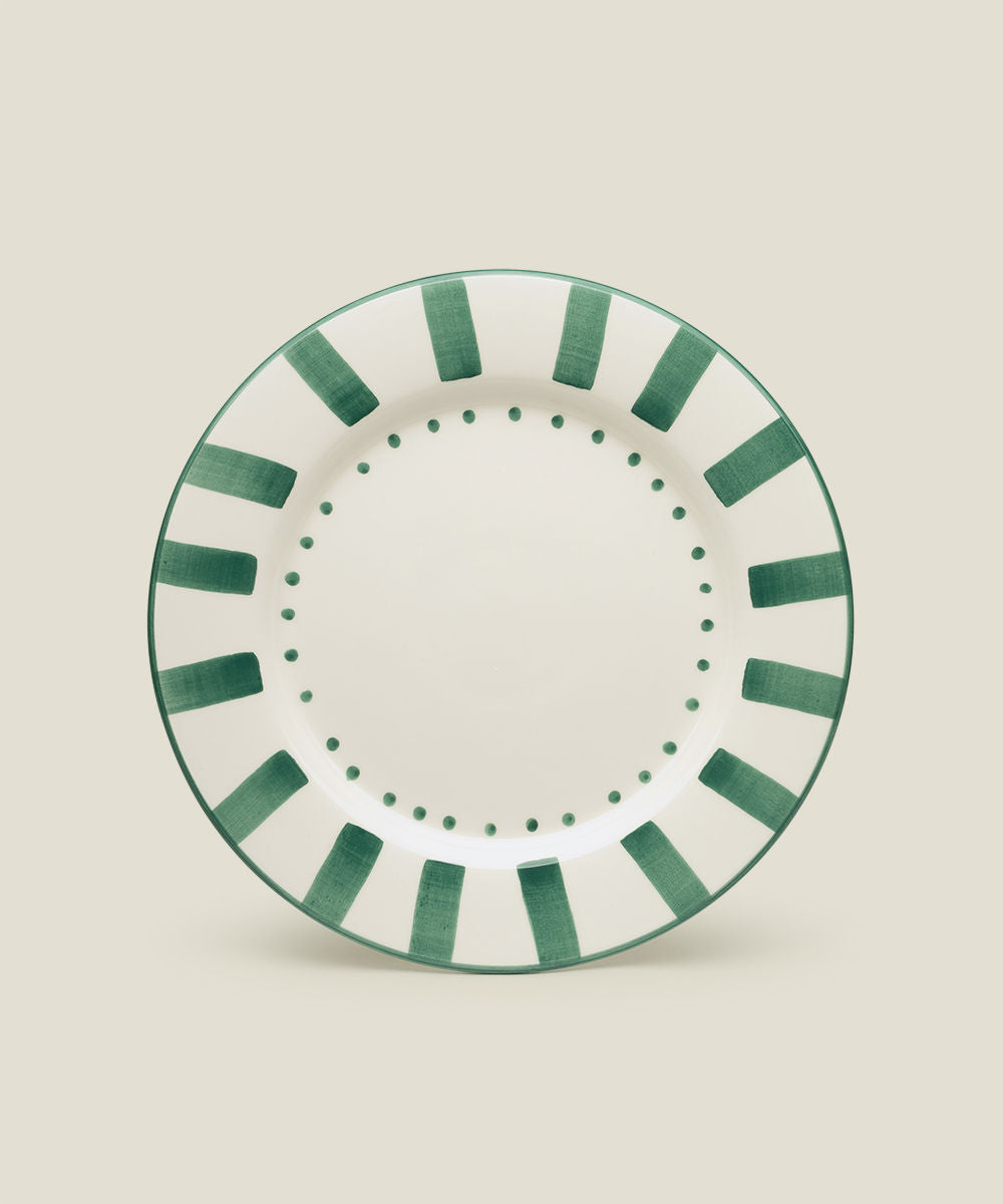 Circus Dinner Plate Green