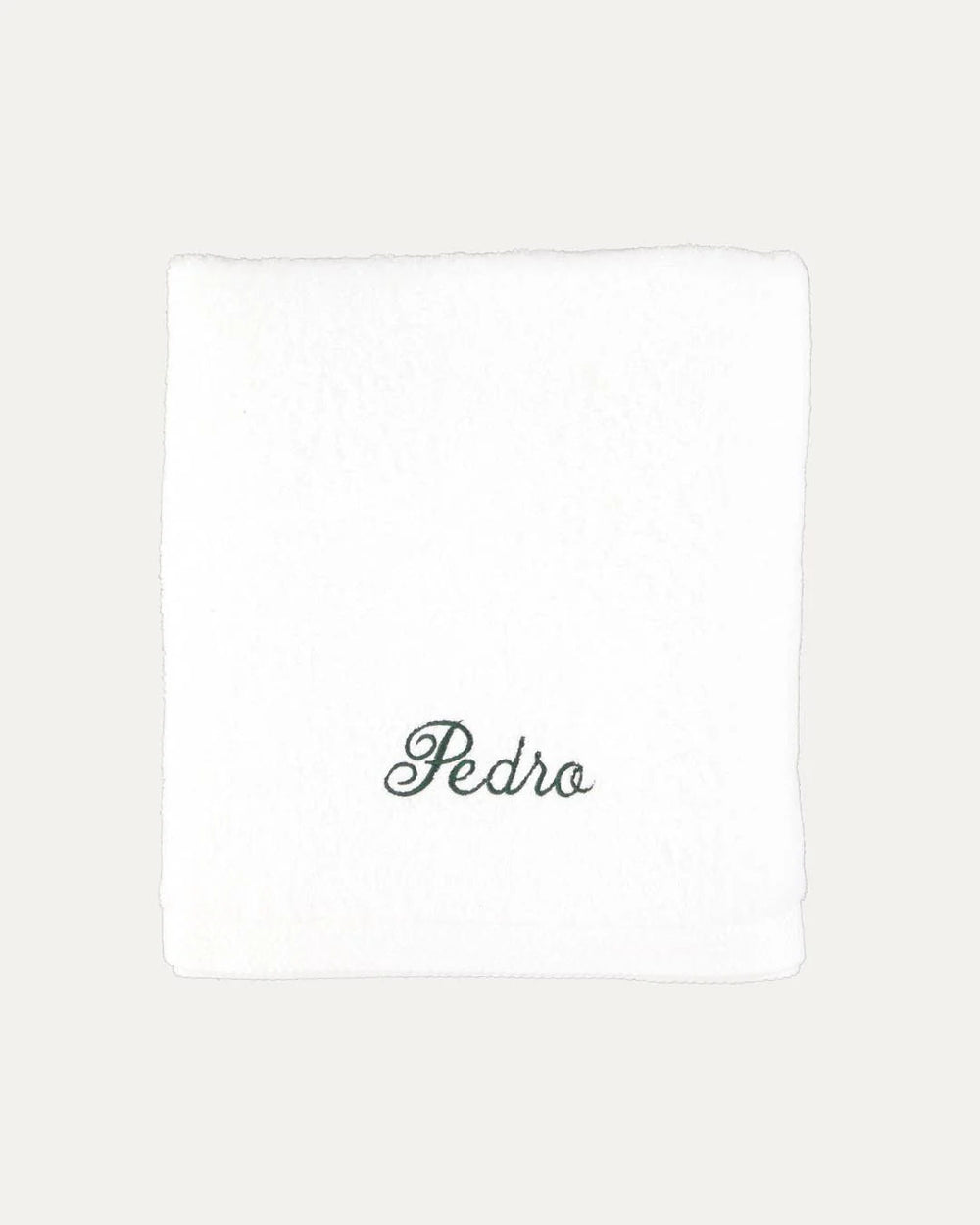 Personalised White Bath Towel