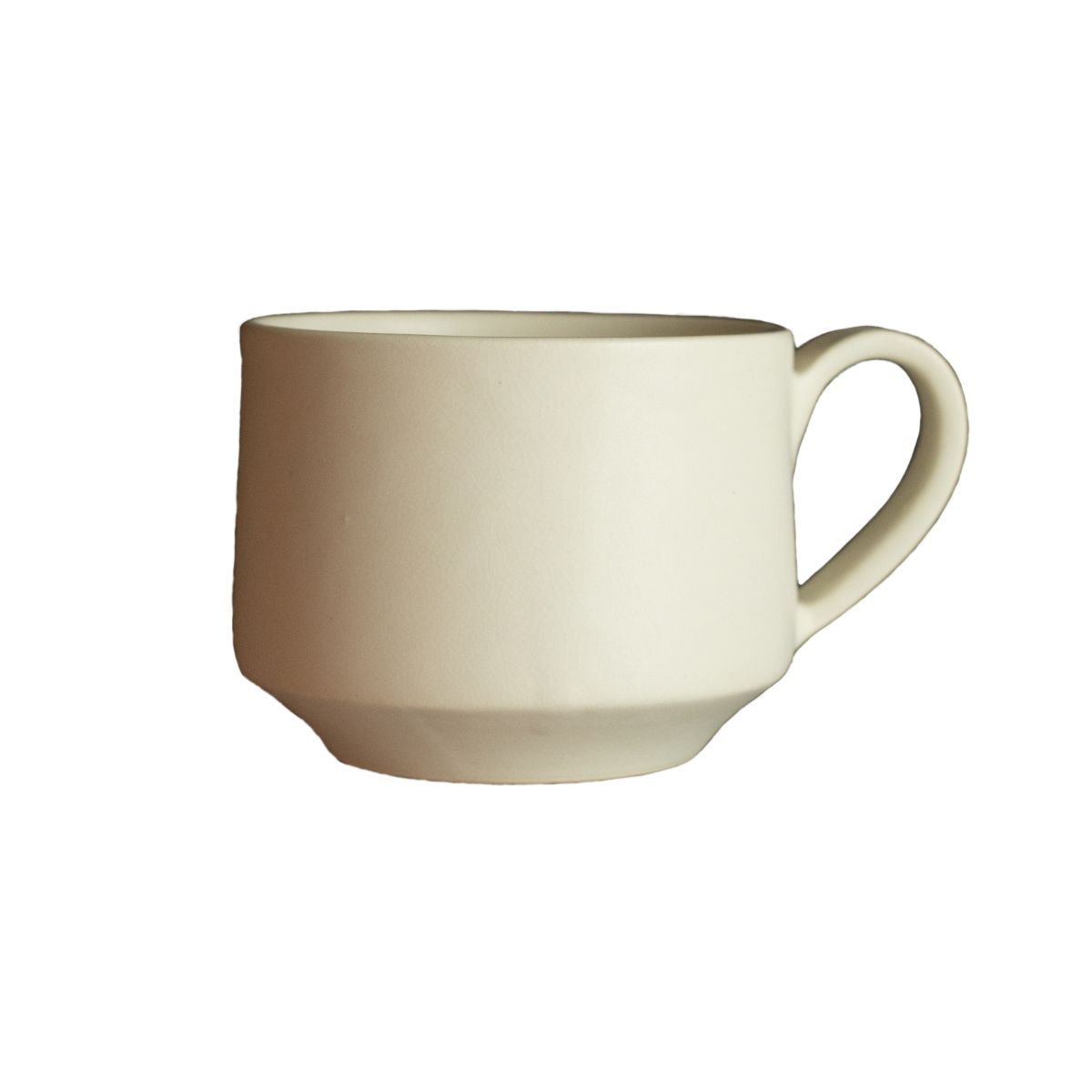 Yoshida Pottery Off-white Coffee Cup