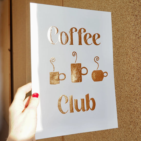 Original Coffee Club Artwork