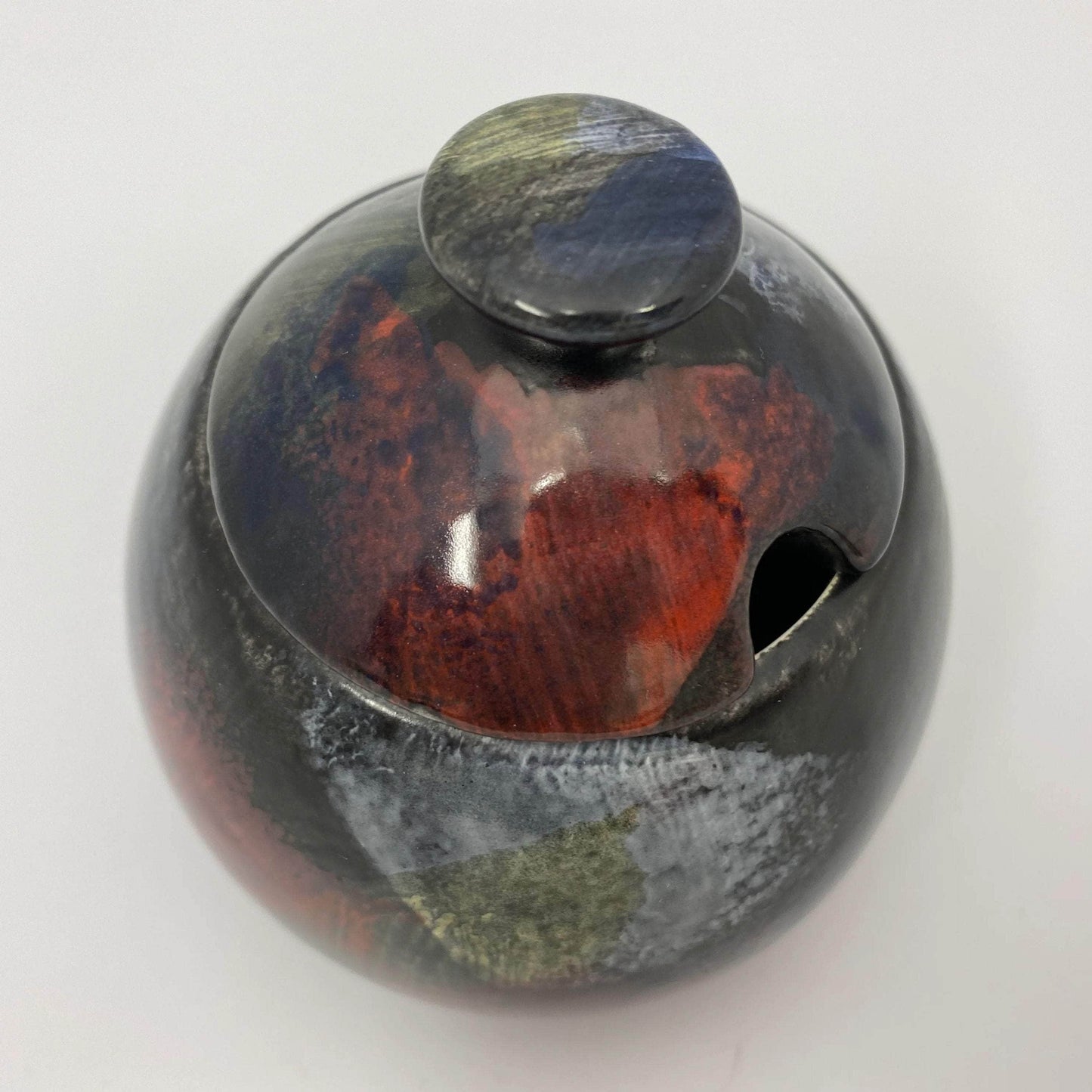 Sugar Bowl Abstract Glaze